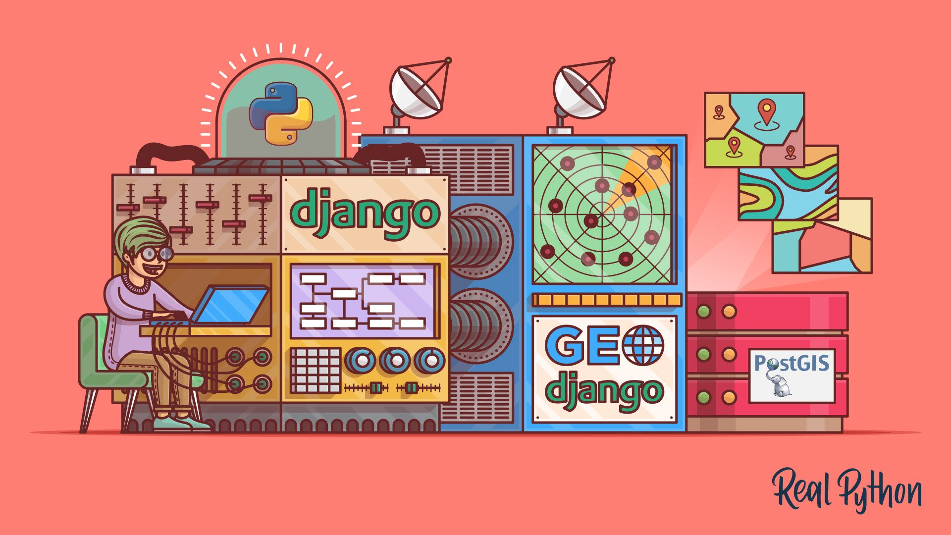 Title image for Build a Location-Based Web App With Django and GeoDjango (Make a Location-Based Web App With Django and GeoDjango)