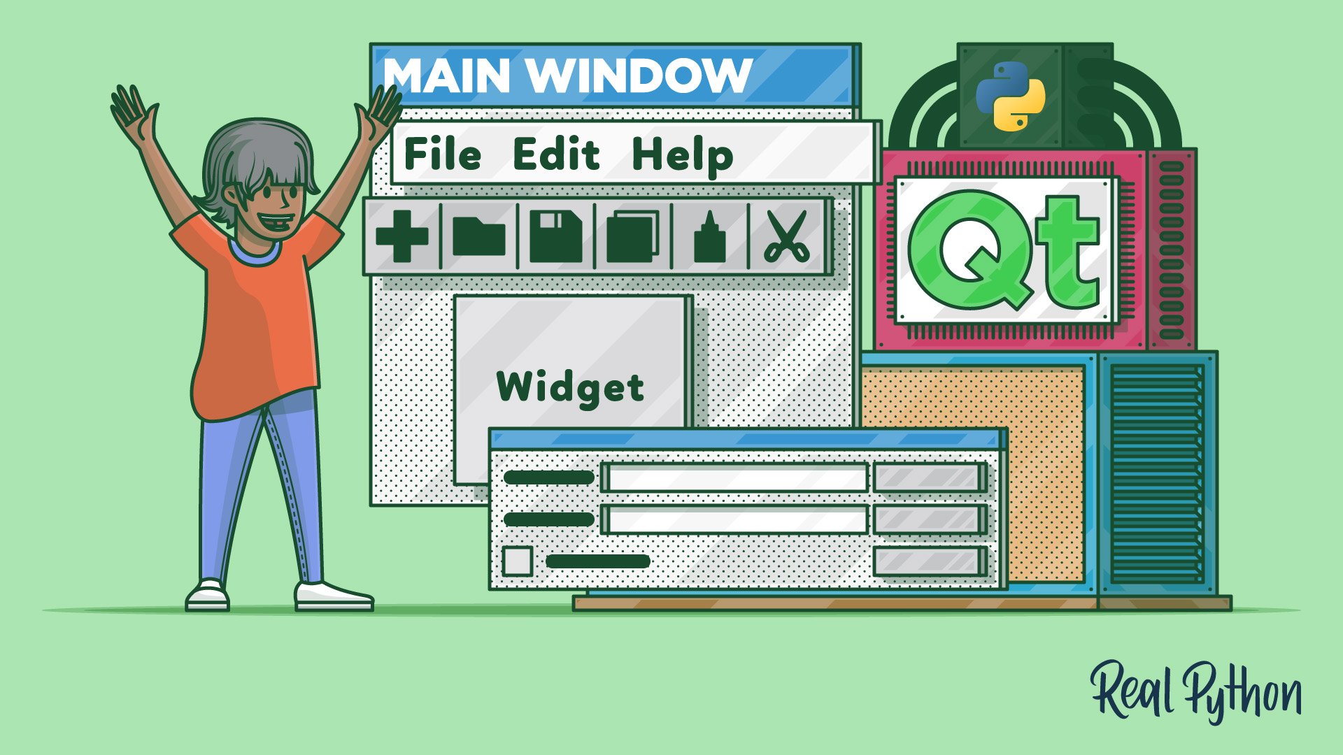 Title image for Qt Designer and Python: Build Your GUI Applications Faster (Qt Designer and Python: Build Your GUI Applications Faster)