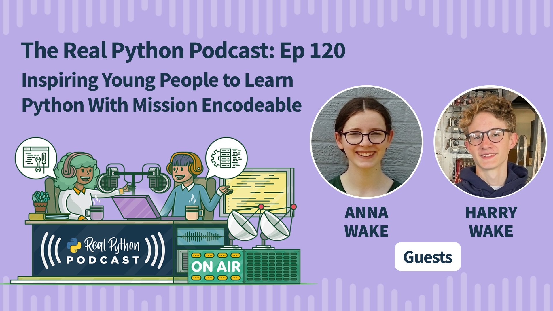 Real Python Podcast Episode #120 Title Artwork