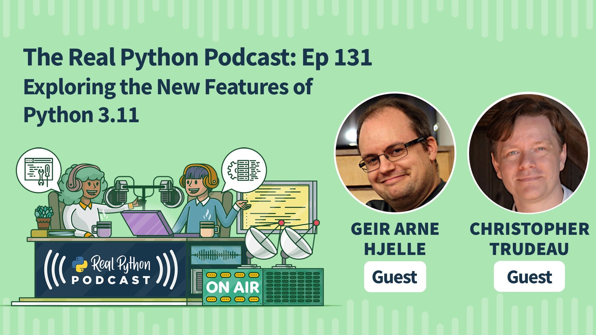 Real Python Podcast Episode #131 Title Artwork