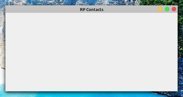 Contact Book App Skeleton