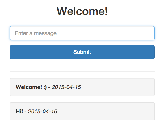 Flask app form
