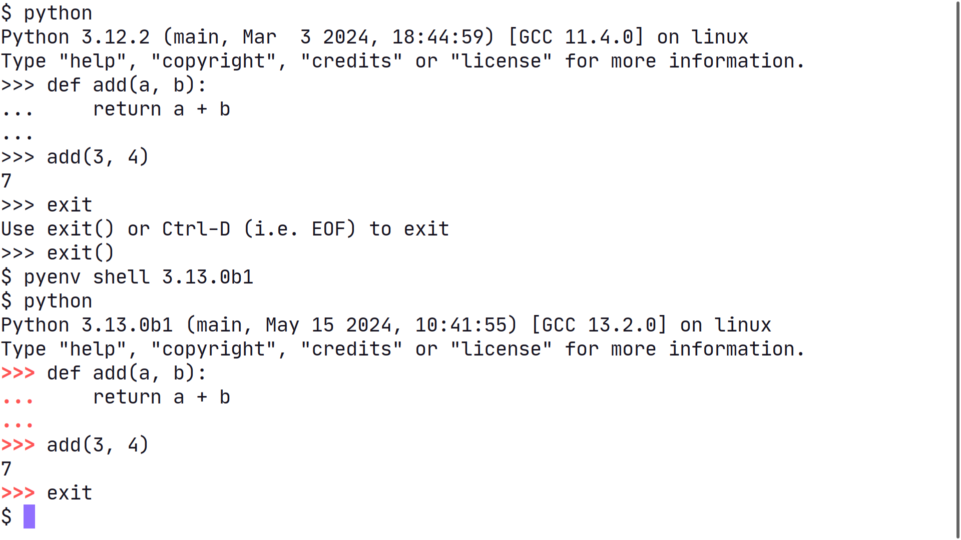 Colorized Prompts in the Python 3.13 Standard REPL
