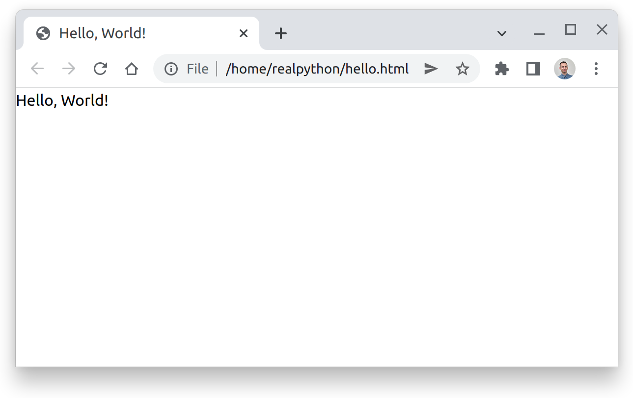 PyScript's Hello, World!
